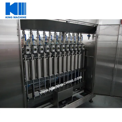 Máquina de llenado de salsa de pescado completamente automático botellas hecha en China