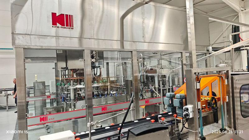 L&iacute;nea de llenado del medidor de flujo