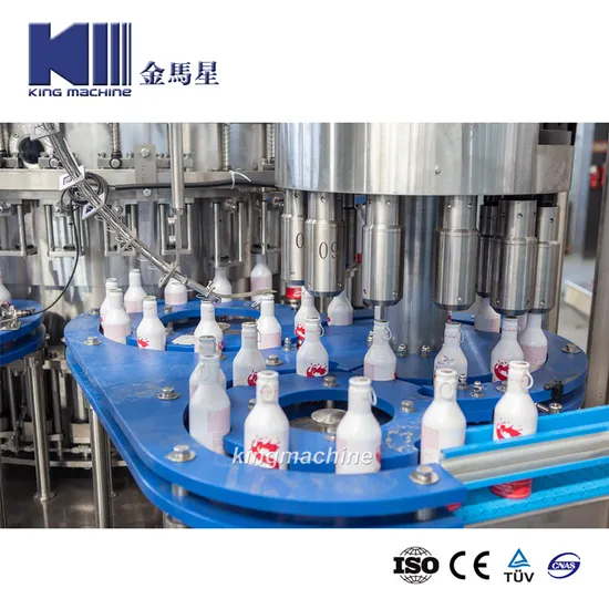 Máquina de llenado de licor y sellado de vinos Tratamiento de agua y llenado de agua líquida 1 litro Máquina de llenado de botellas