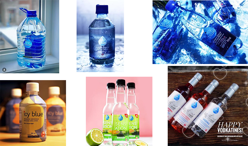 Agua embotellada canadiense