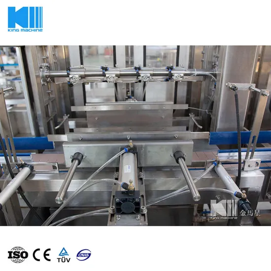 Automático completo 4-4-1 400bph 5L 4L 4L 3L Botella Máquina de llenado de agua Modelo lineal
