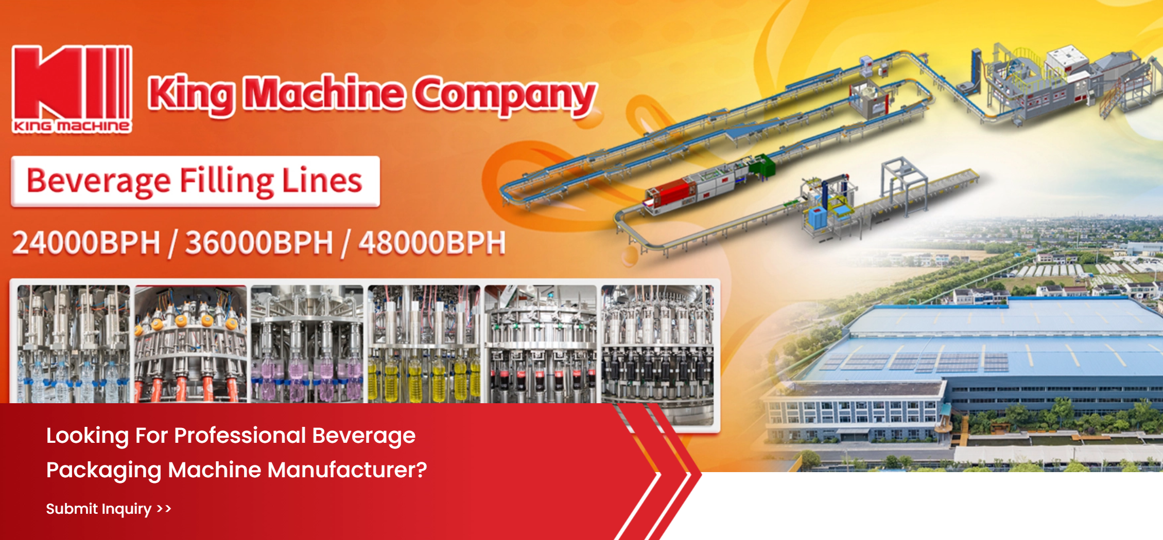 la p&aacute;gina de inicio de King Machine