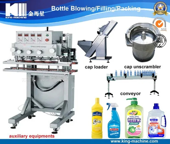 Máquina de llenado de licor y sellado de vinos Tratamiento de agua y llenado de agua líquida 1 litro Máquina de llenado de botellas