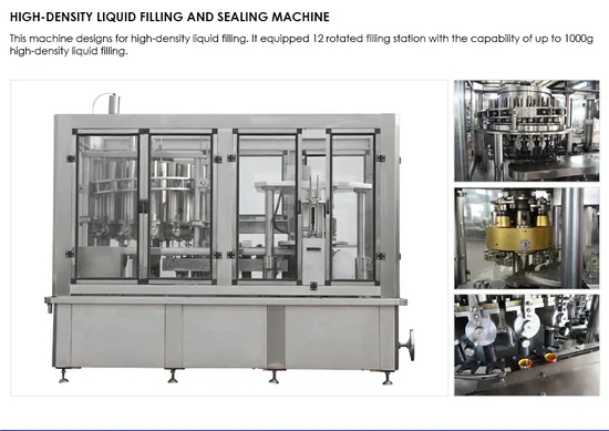 Máquina de llenado automático de salsa picante para botella de vidrio y botella de mascotas